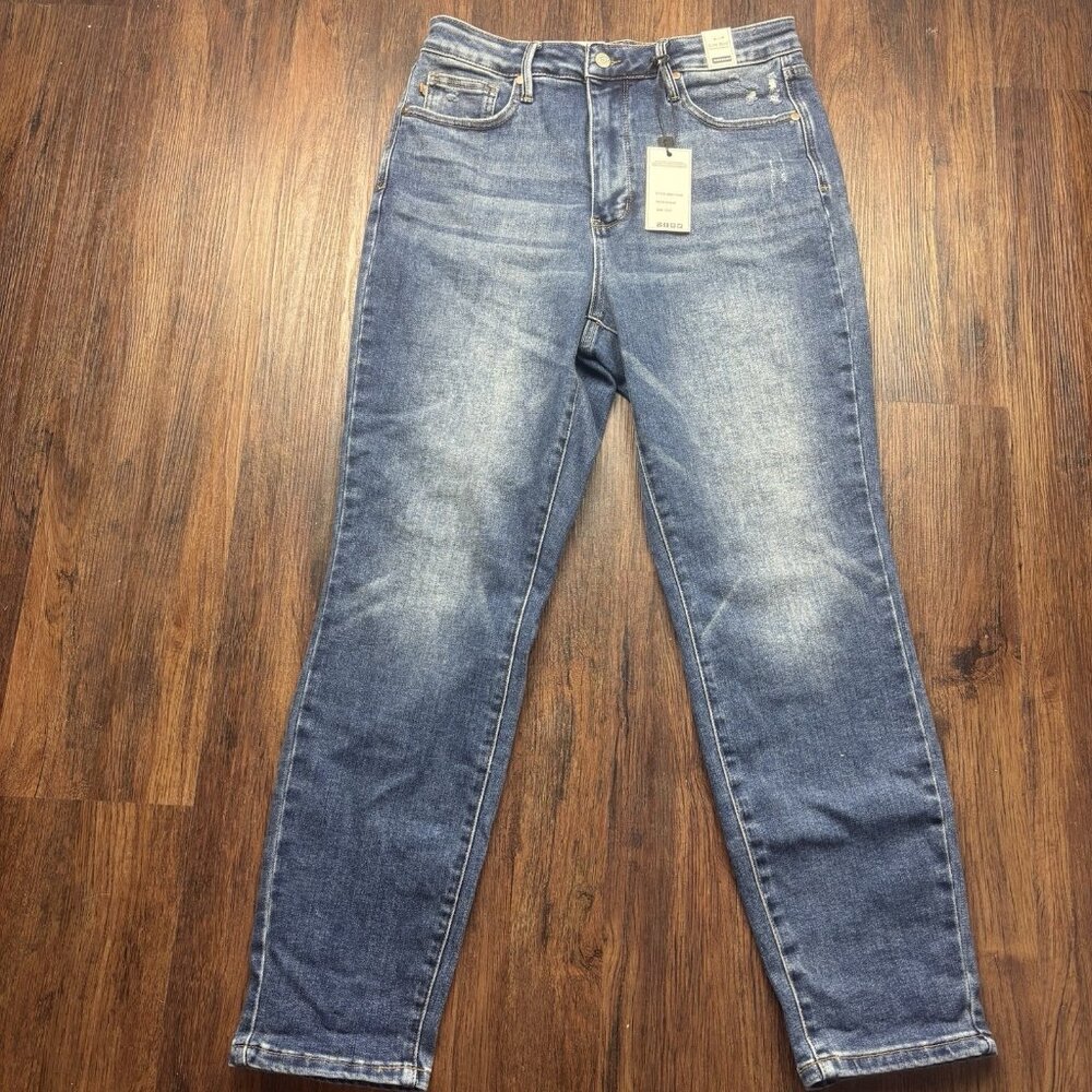 NWT Judy Blue Tummy Control High Waist Slim Jean JB88776 Medium Wash Size 13/31